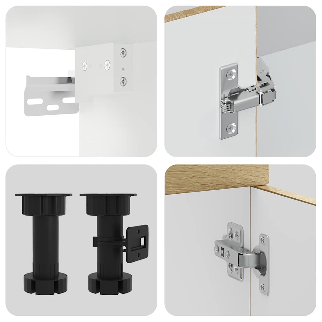 Kjøkkeninnredning Kjøkkenskapsett Kalmar Sonoma Eik 07 deler