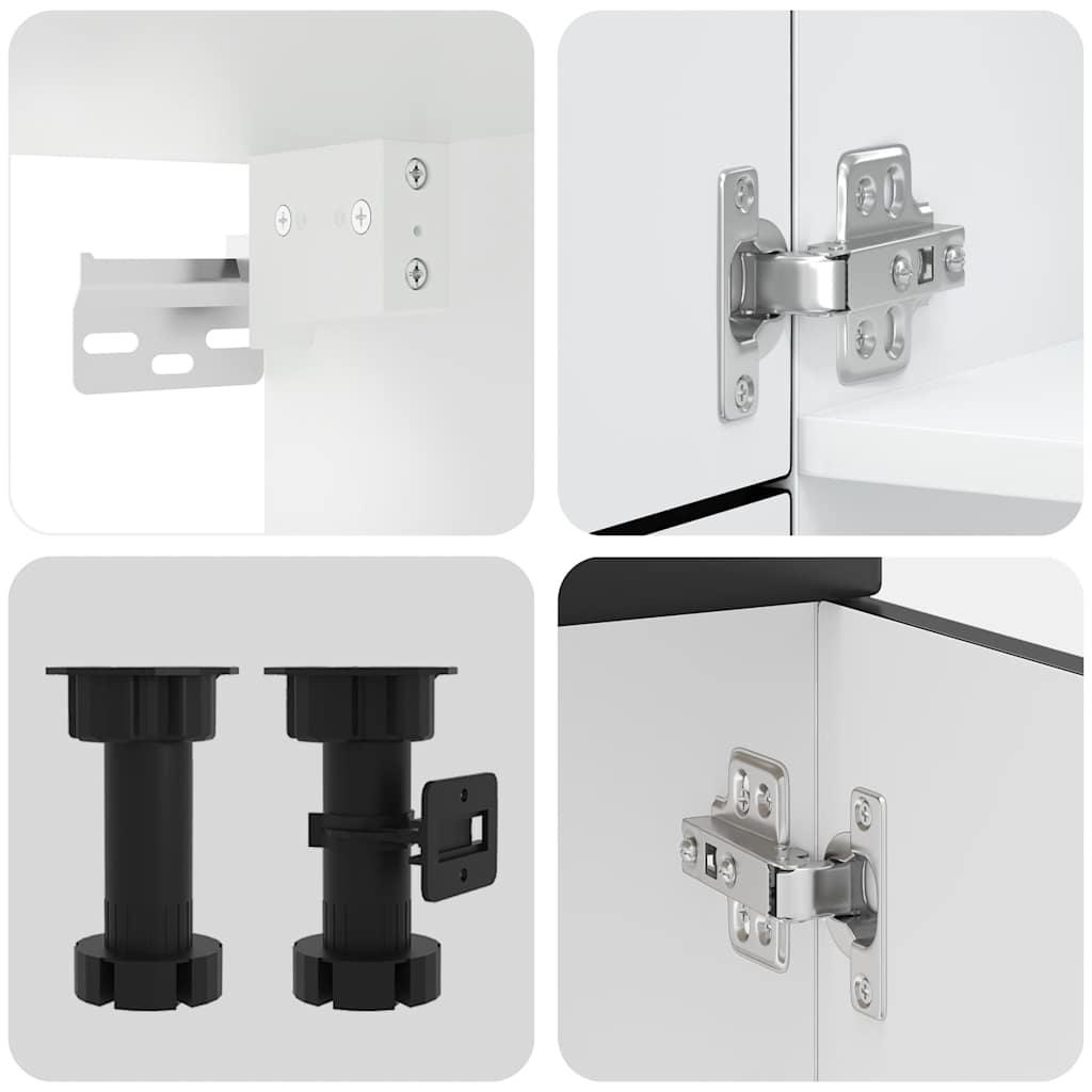 Kjøkkeninnredning Kjøkkenskapsett Kalmar Svart 07 deler