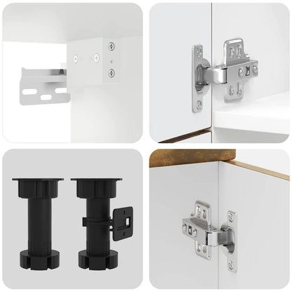 Kjøkkeninnredning Kjøkkenskapsett Kalmar Røkt Eik 07 deler