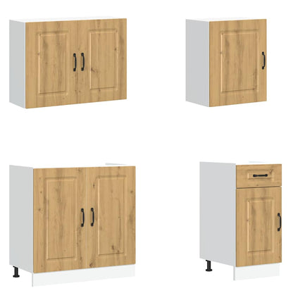 Kjøkkeninnredning Kjøkkenskapsett Kalmar Artisan Eik 07 deler