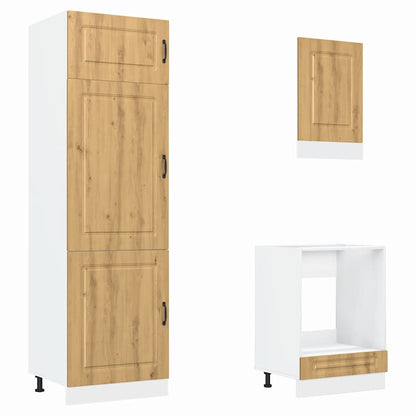 Kjøkkeninnredning Kjøkkenskapsett Kalmar Artisan Eik 07 deler