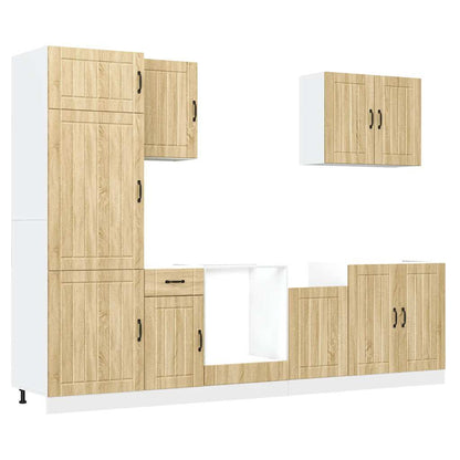 Kjøkkeninnredning Kjøkkenskapsett Lucca Sonoma Eik 07 deler