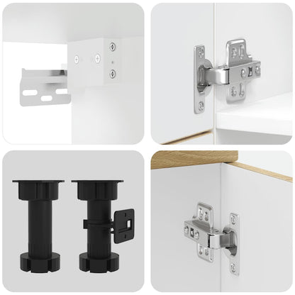 Kjøkkeninnredning Kjøkkenskapsett Lucca Sonoma Eik 07 deler