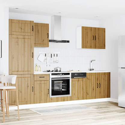 Kjøkkeninnredning Kjøkkenskapsett Lucca Artisan Eik 07 deler