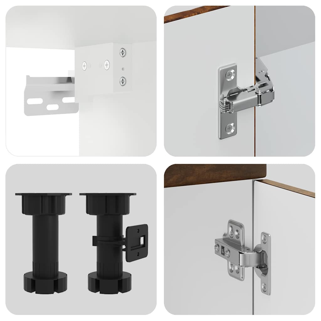 Kjøkkeninnredning Kjøkkenskapsett Kalmar Røkt Eik 08 deler