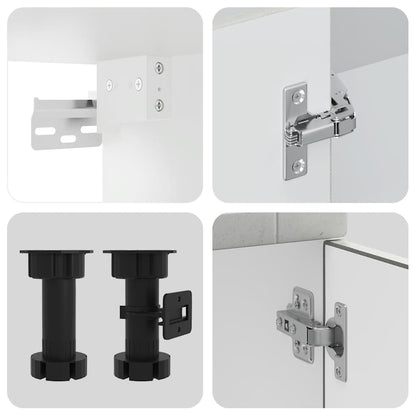 Kjøkkeninnredning Kjøkkenskapsett Kalmar Betonggrå 08 deler