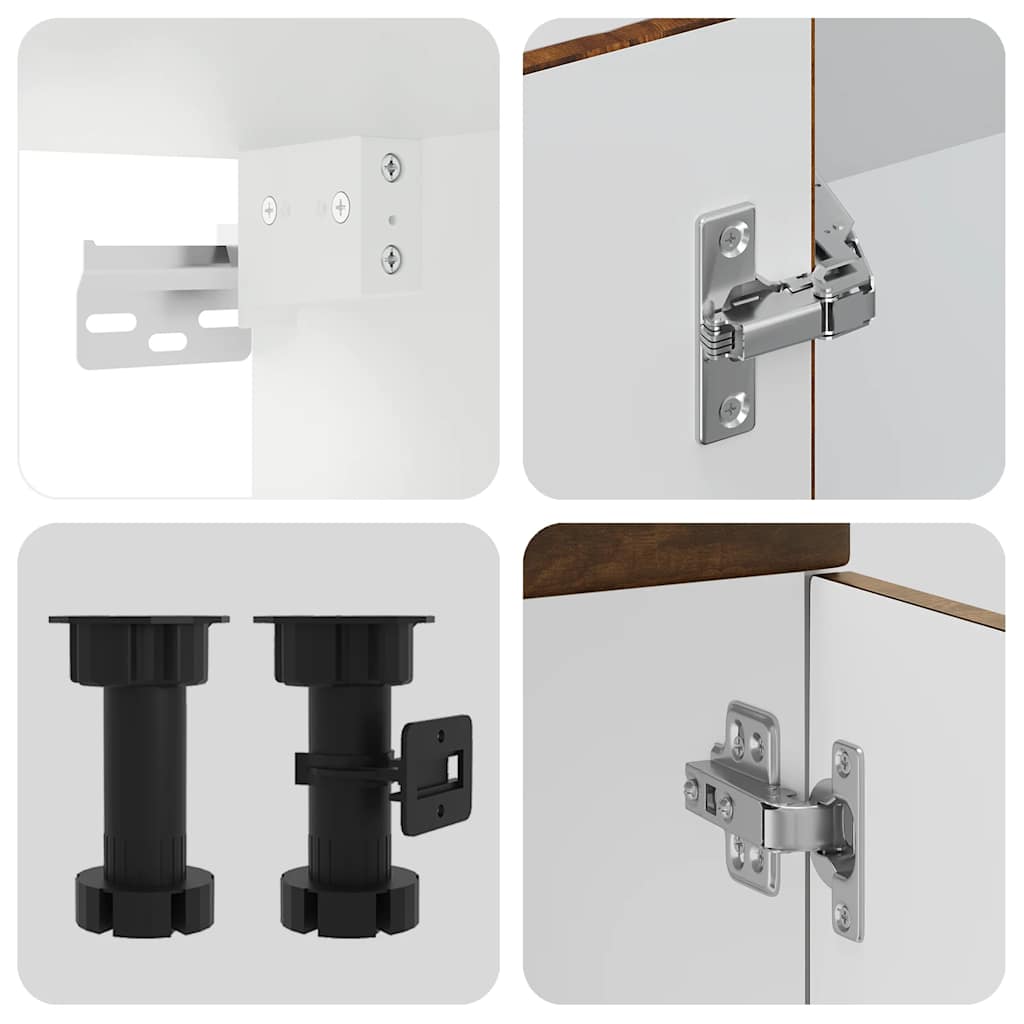 Kjøkkeninnredning Kjøkkenskapsett Kalmar Svart 04 deler