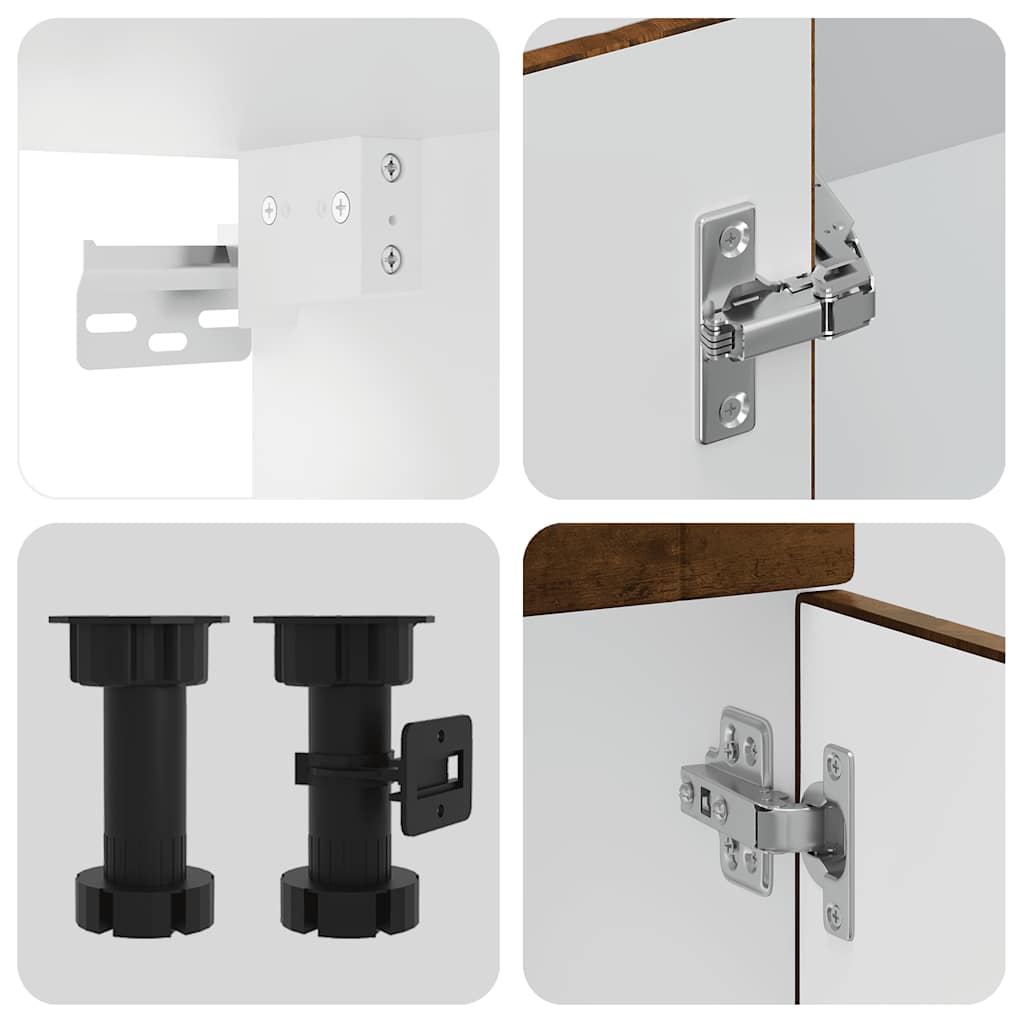 Kjøkkeninnredning Kjøkkenskapsett Kalmar Svart 04 deler