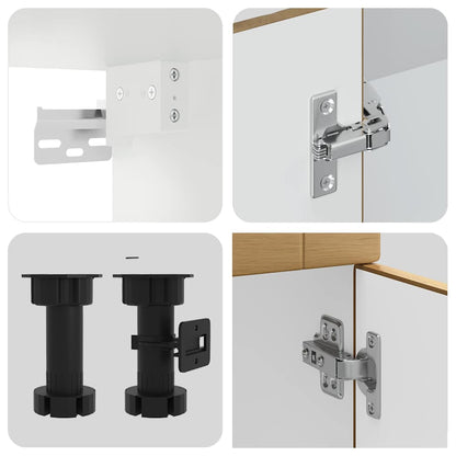 Kjøkkeninnredning Kjøkkenskapsett Kalmar Artisan Eik 04 deler