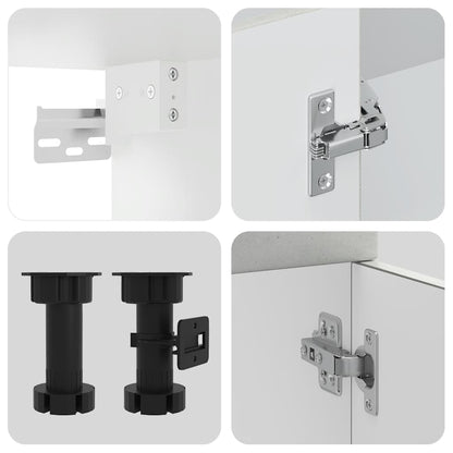 Kjøkkeninnredning Kjøkkenskapsett Kalmar Betonggrå 11 deler