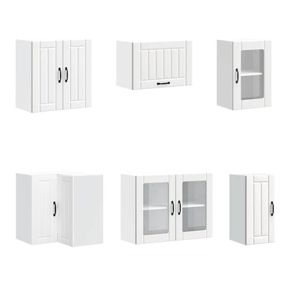 Kjøkkeninnredning Kjøkkenskapsett Lucca Hvit 11 deler