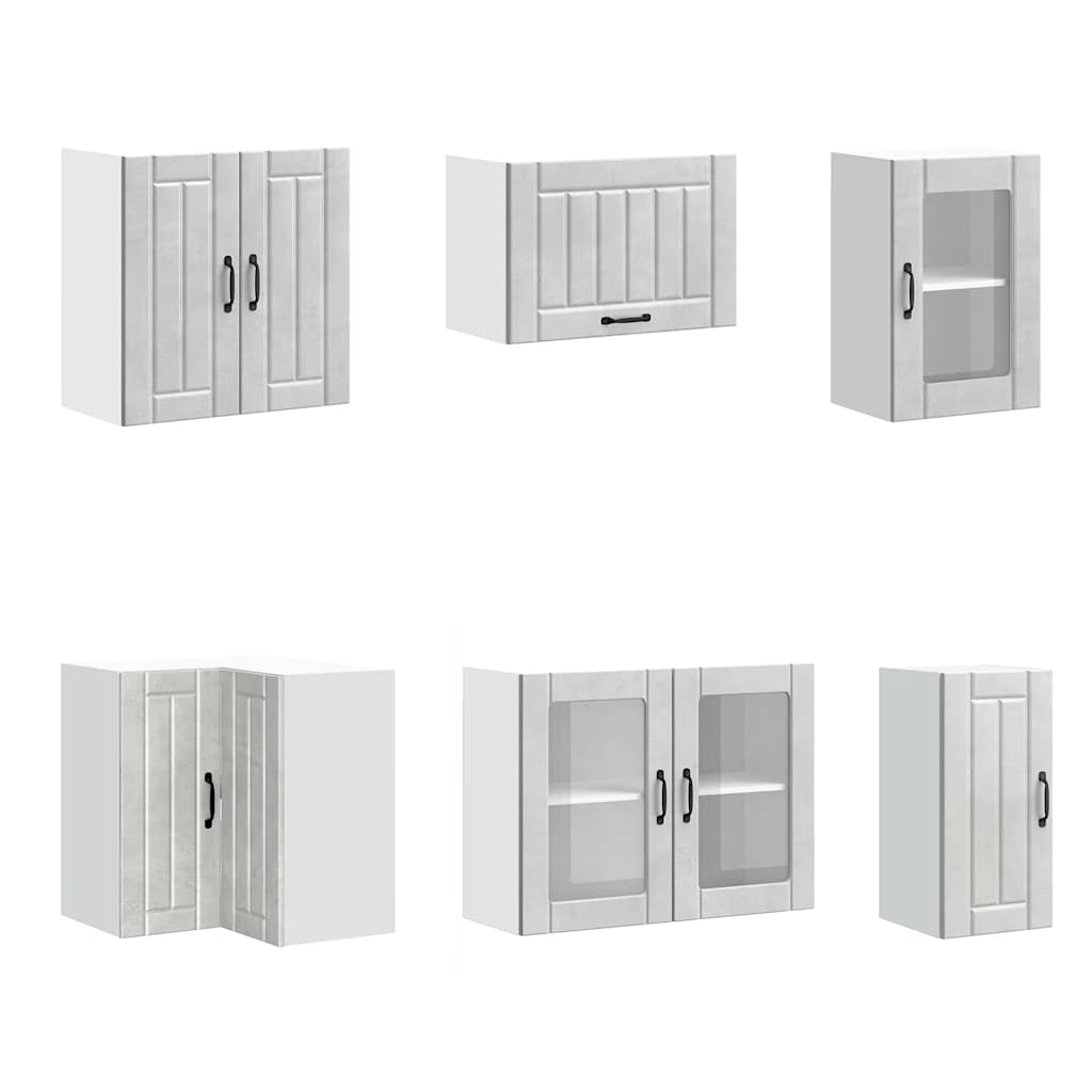 Kjøkkeninnredning Kjøkkenskapsett Lucca Betonggrå 11 deler