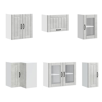 Kjøkkeninnredning Kjøkkenskapsett Lucca Betonggrå 11 deler