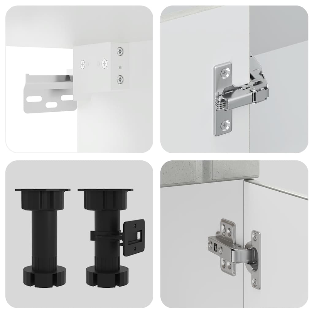 Kjøkkeninnredning Kjøkkenskapsett Lucca Betonggrå 11 deler