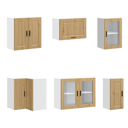 Kjøkkeninnredning Kjøkkenskapsett Porto Artisan Eik 11 deler