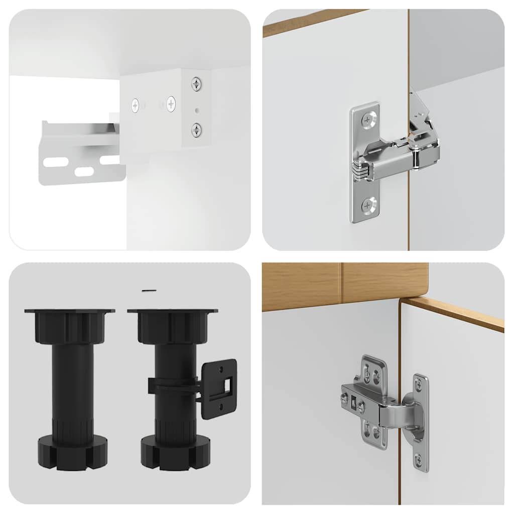 Kjøkkeninnredning Kjøkkenskapsett Porto Artisan Eik 11 deler