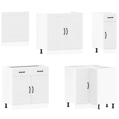 Kjøkkeninnredning Kjøkkenskapsett Lucca Hvit 11 deler