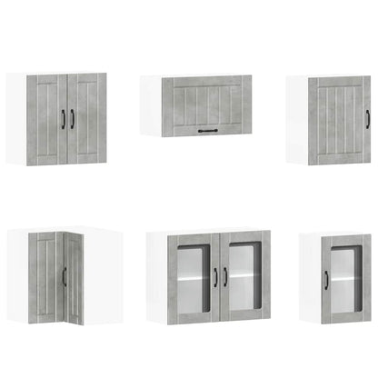 Kjøkkeninnredning Kjøkkenskapsett Lucca Betonggrå 11 deler