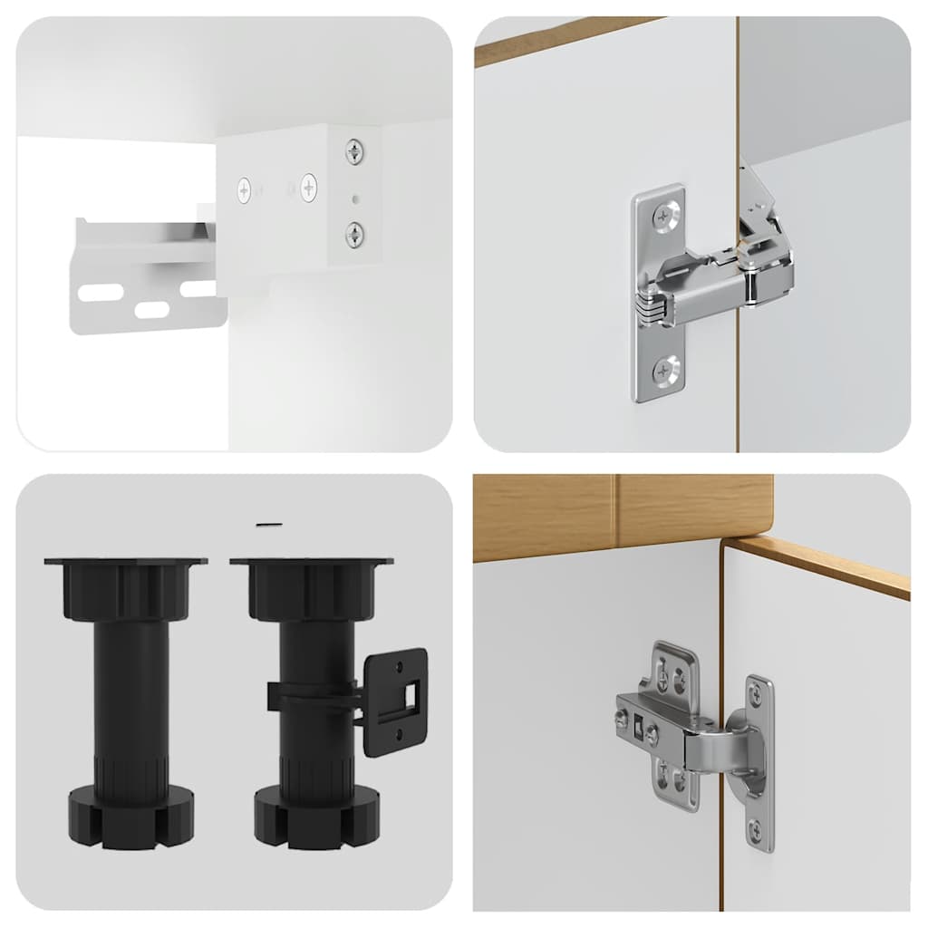 Kjøkkeninnredning Kjøkkenskapsett Porto Artisan Eik 11 deler