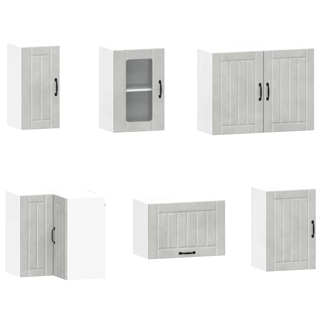 Kjøkkeninnredning Kjøkkenskapsett Lucca Betonggrå 11 deler