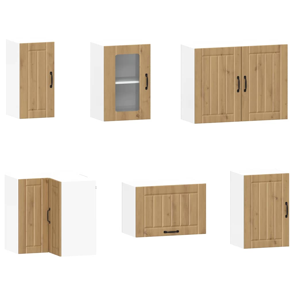 Kjøkkeninnredning Kjøkkenskapsett Lucca Artisan Eik 11 deler