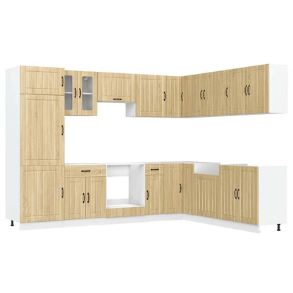 Kjøkkeninnredning Kjøkkenskapsett Lucca Sonoma Eik 14 deler