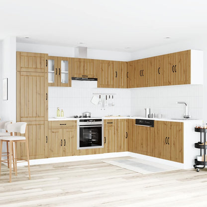 Kjøkkeninnredning Kjøkkenskapsett Lucca Artisan Eik 14 deler