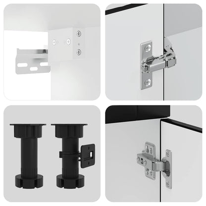 Kjøkkeninnredning Kjøkkenskapsett Porto Svart 14 deler