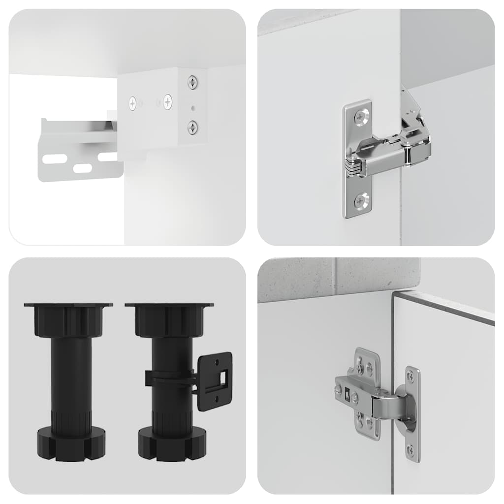 Kjøkkeninnredning Kjøkkenskapsett Porto Betonggrå 14 deler