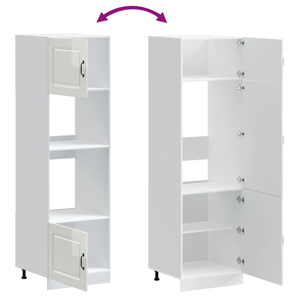 Kjøkkeninnredning Ovnsskap Lucca Høyglans Hvit