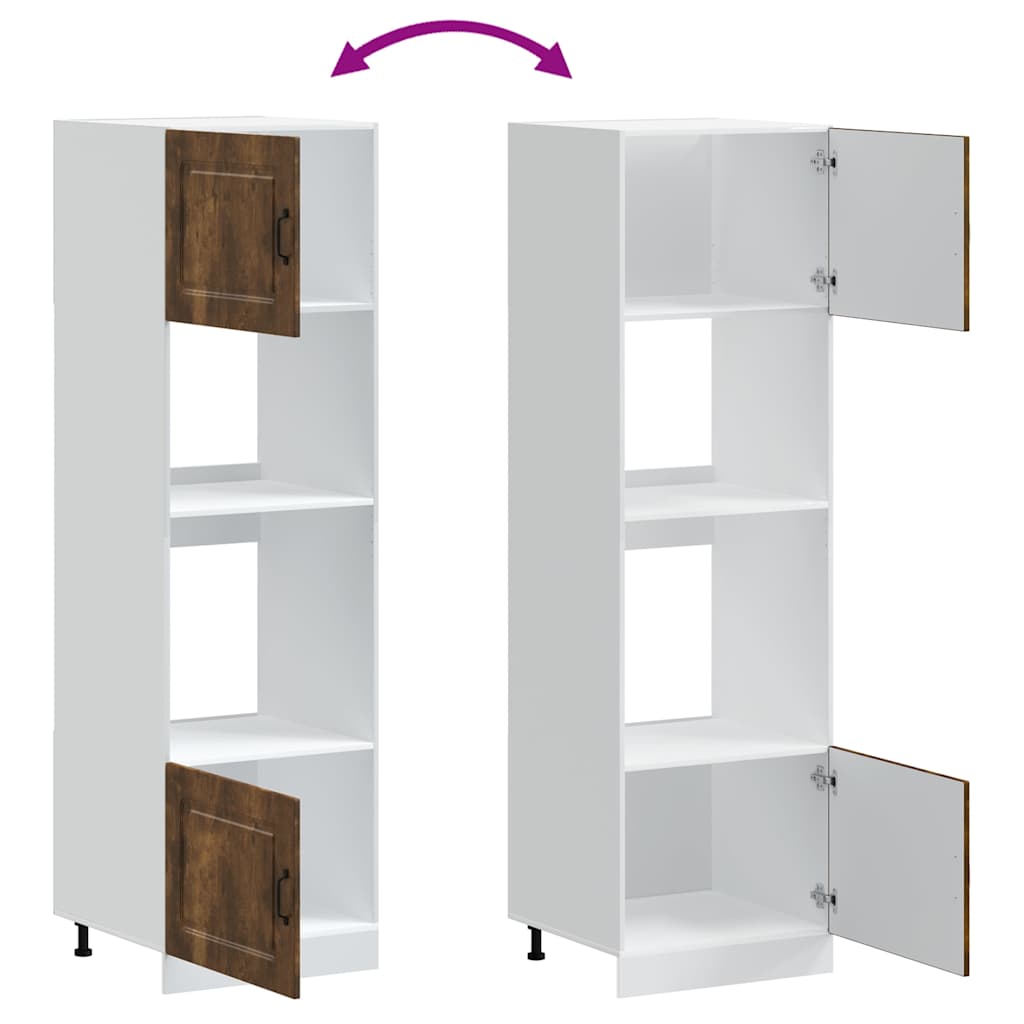 Kjøkkeninnredning Ovnsskap Lucca Røkt Eik