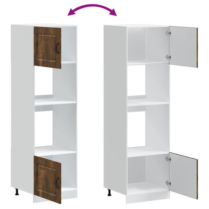 Kjøkkeninnredning Ovnsskap Lucca Røkt Eik