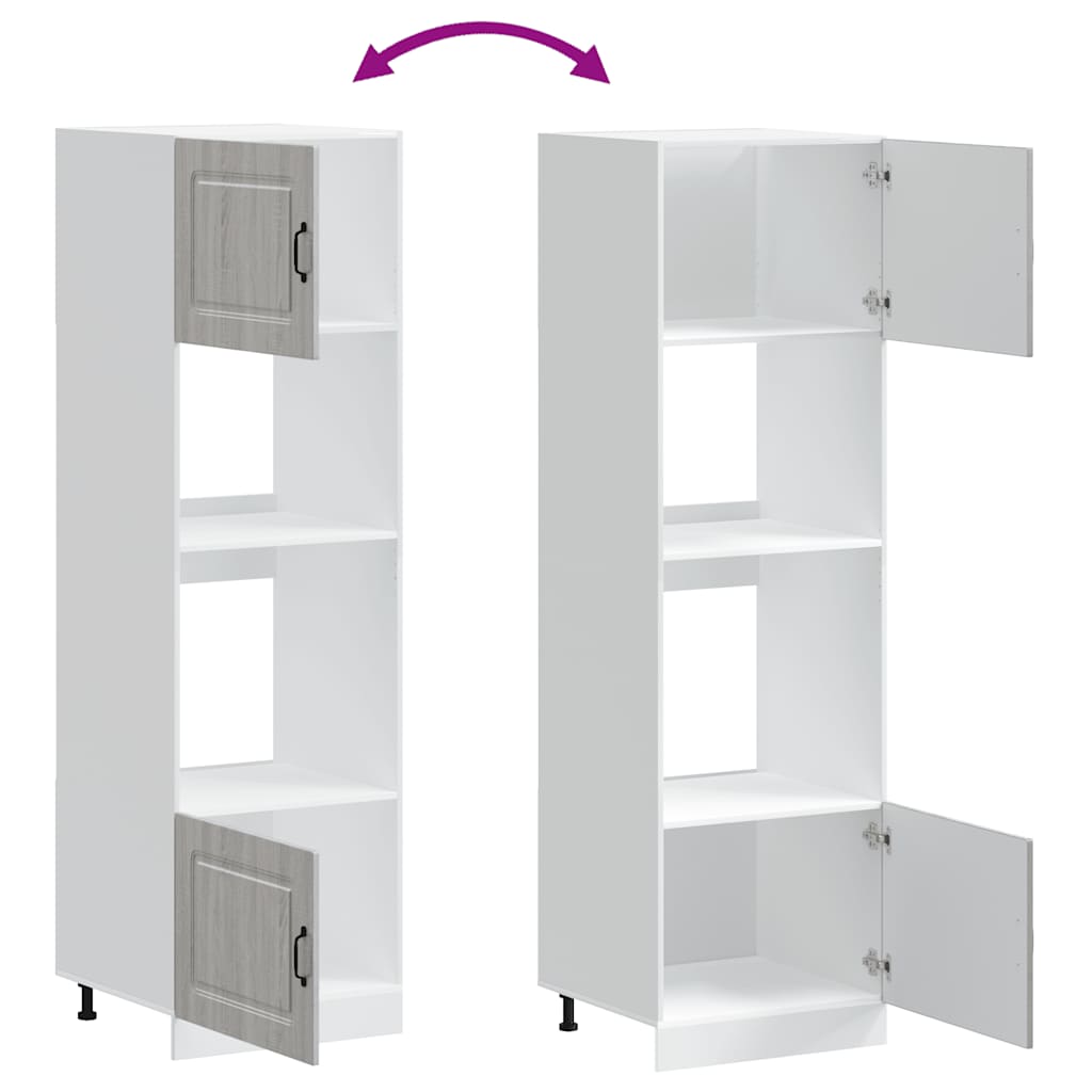 Kjøkkeninnredning Ovnsskap Lucca Sonoma Grå