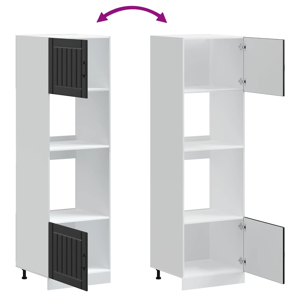 Kjøkkeninnredning Ovnsskap Kalmar Svart