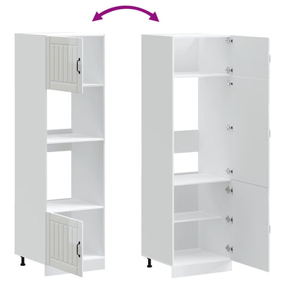 Kjøkkeninnredning Ovnsskap Kalmar Høyglans Hvit