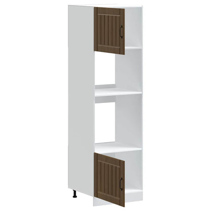 Kjøkkeninnredning Ovnsskap Kalmar Brun Eik