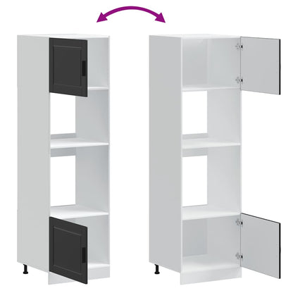 Kjøkkeninnredning Ovnsskap Porto Svart