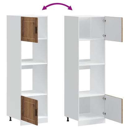 Kjøkkeninnredning Ovnsskap Porto Gammelt tre