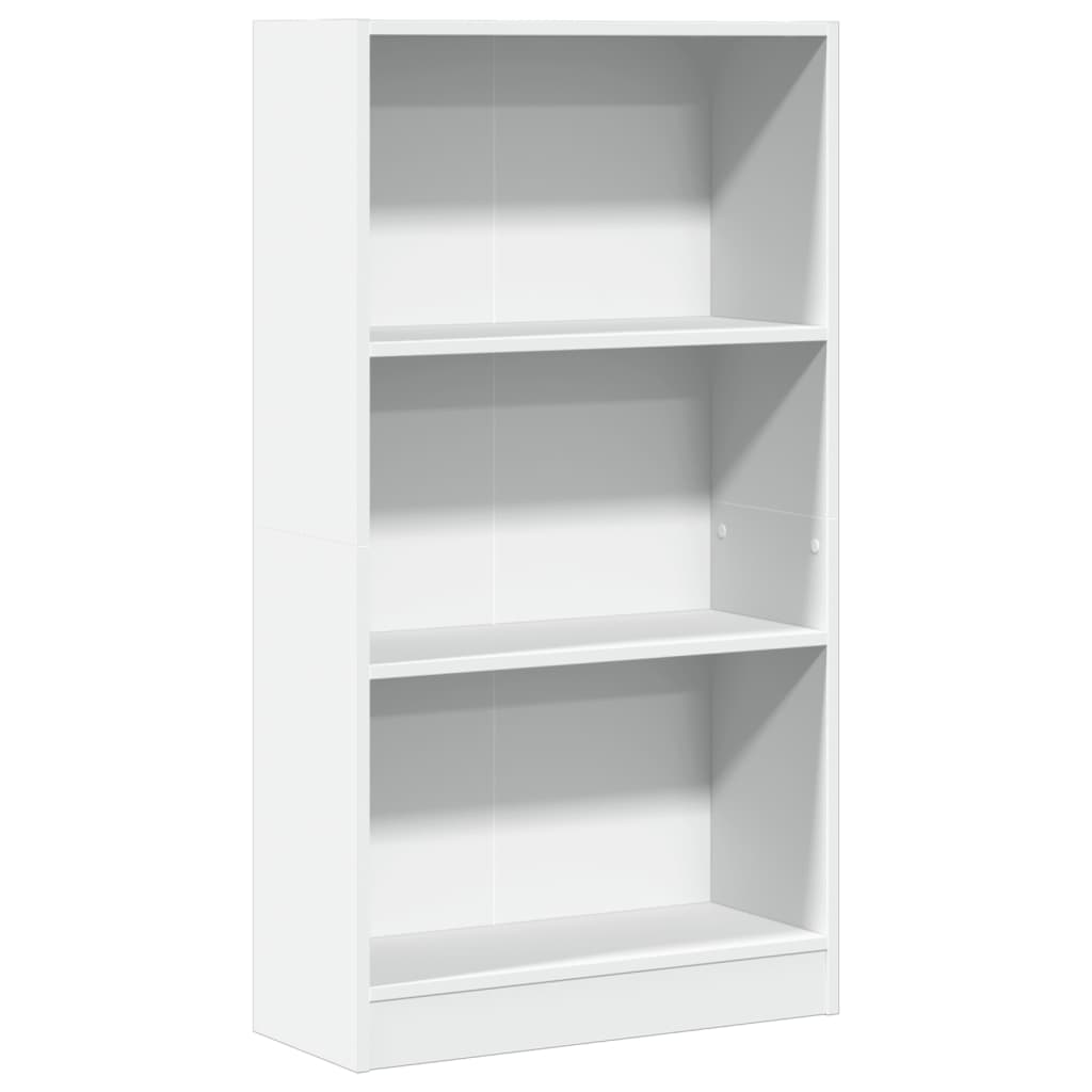 Bokhylle Hvit 60x24x109 cm