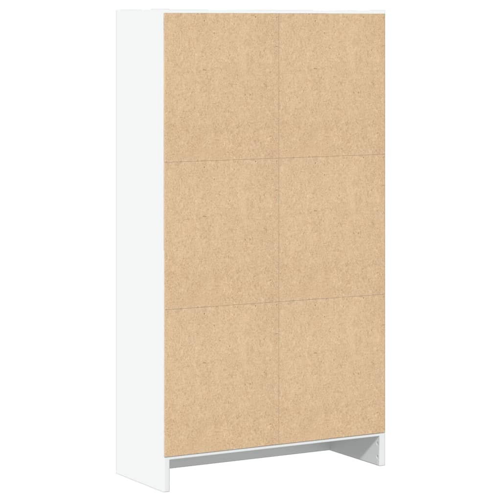 Bokhylle Hvit 60x24x109 cm