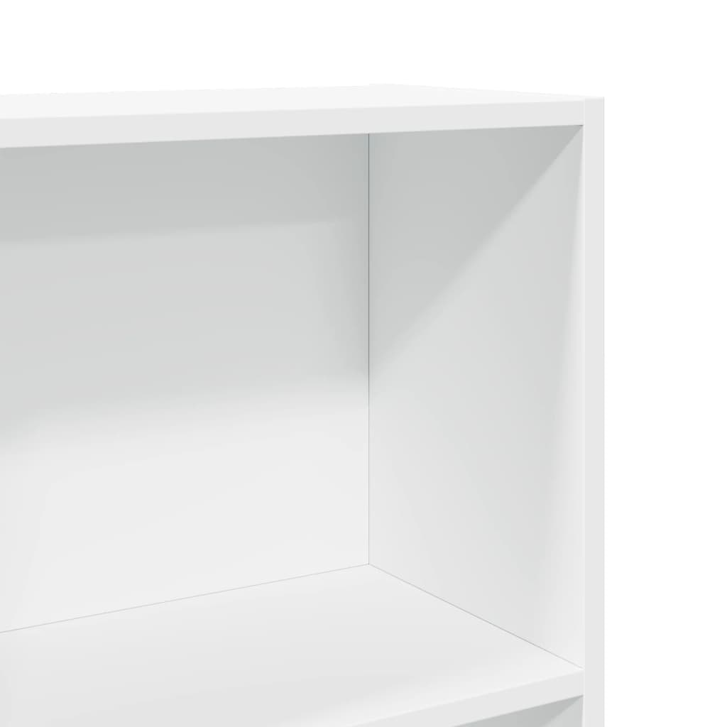 Bokhylle Hvit 60x24x109 cm