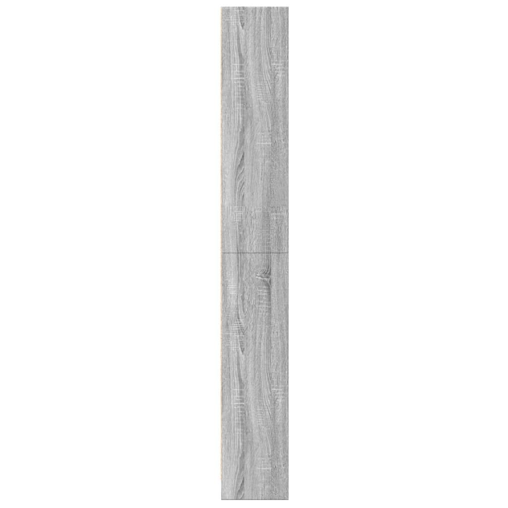 Bokhylle Sonoma Grå 60x24x176 cm