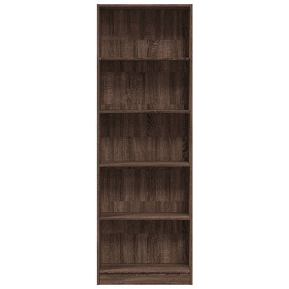 Bokhylle Brun Eik 60x24x176 cm