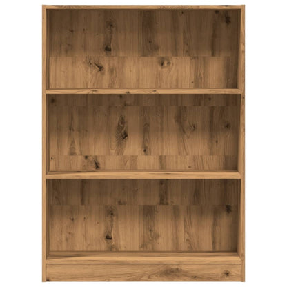 Bokhylle artisan eik 80x24x109 cm konstruert tre