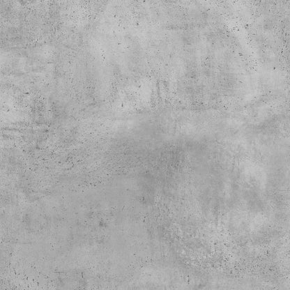 Bokhylle betonggrå 80x24x143 cm konstruert tre