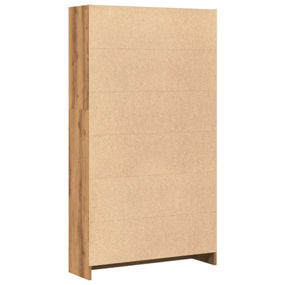 Bokhylle Artisan Eik 80x24x143 cm