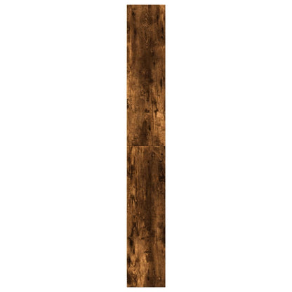 Bokhylle Røkt Eik 80x24x176 cm