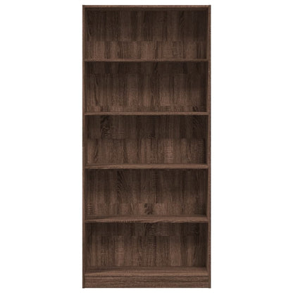 Bokhylle Brun Eik 80x24x176 cm