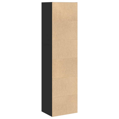 Bokhylle Svart 40x30x152 cm