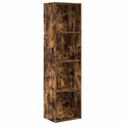 Bokhylle røkt eik 40x30x152 cm konstruert tre